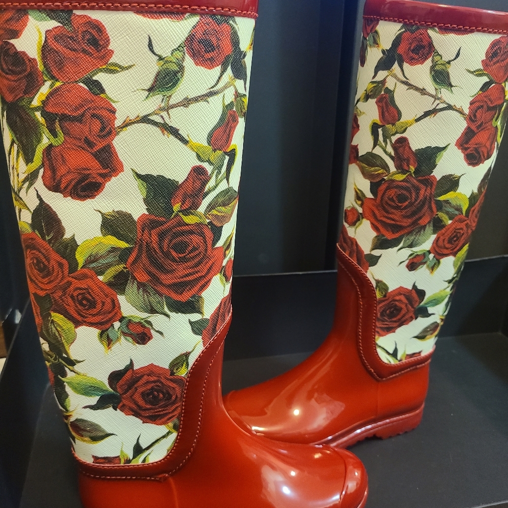 Dolce and Gabbana rainboots